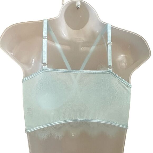 Set Of 3 Lingerie Lace Cropped Valentines Romantic Bralettes - Picture 7 of 13